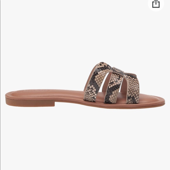 The Drop-Monika Flat H-Band Slide Sandal - Picture 10 of 13